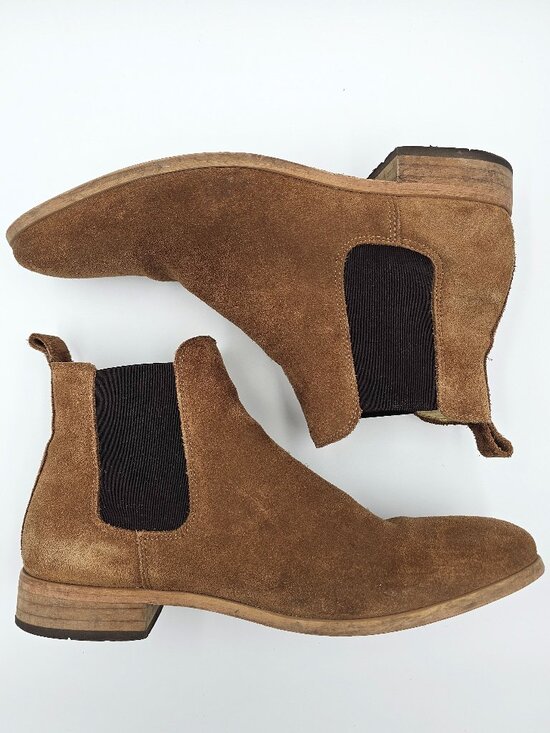 Shoe the Bear Brown Suede Leather Chelsea Boots Men\'s Size US 10 EU 43 UK 9 main image 14